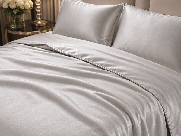 Housse de Couette SilvSens en Soie et Fibres d’Argent — Deux Personnes 200 × 220 cm